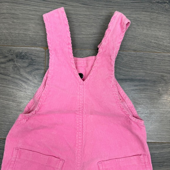 Retro Vintage Style Pink Corduroy Overalls By Happy Kids Joyeux Gamins Size 3 - Picture 8 of 16